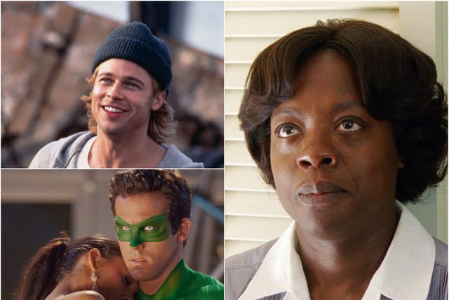 Brad Pitt en 'The Devil's Own', Blake Lively y Ryan Reynolds en 'The Green Lantern' y Viola Davis en 'The Help'