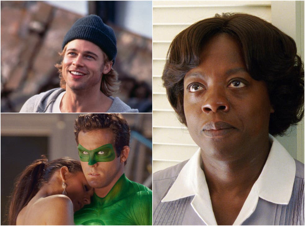 <p>Brad Pitt en ‘The Devil's Own’, Blake Lively y Ryan Reynolds en ‘The Green Lantern’ y Viola Davis en ‘The Help’ </p>