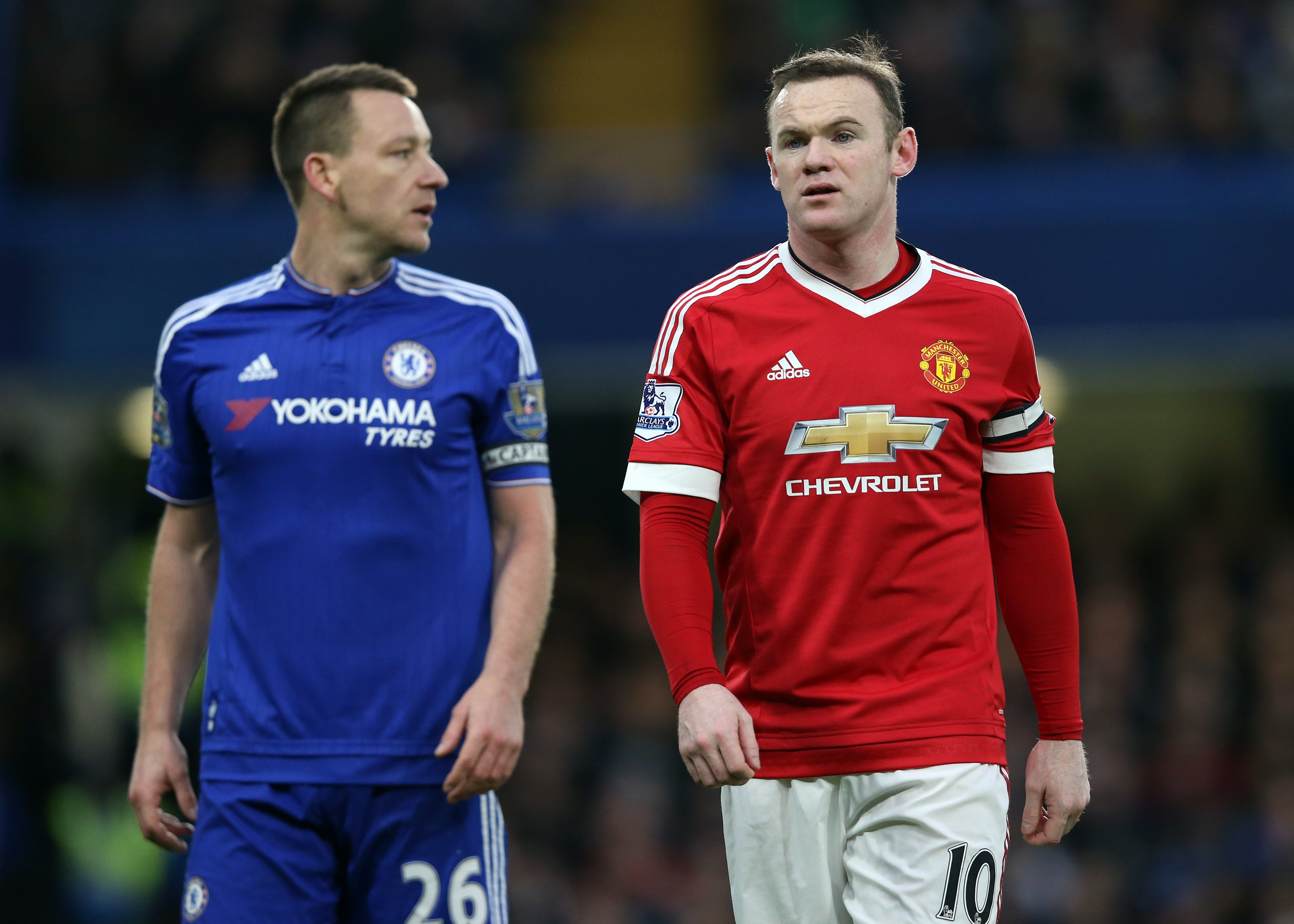 Wayne Rooney (right) has been warned over comments about injuring former England team-mate John Terry (Adam Davy/PA)