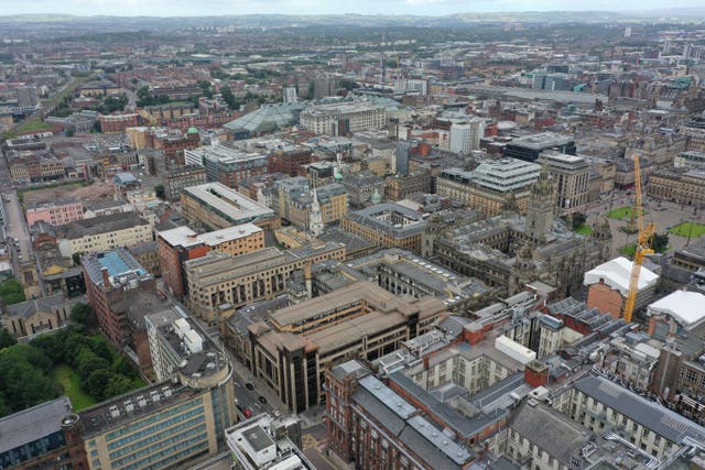 Glagsow City Council has passed a 3% council tax increase from April (Richard McCarthy/PA)