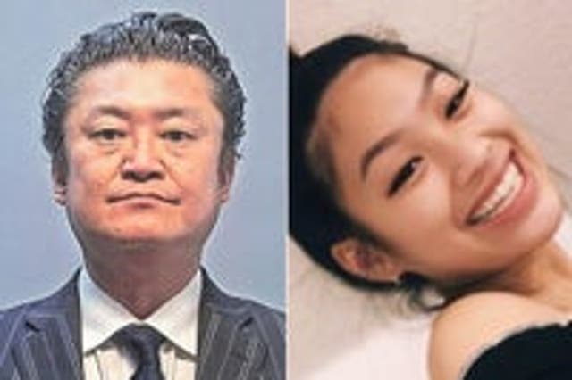 <p>Dr Geoffrey Kim, left, was charged with two felonies in connection with the death of his patient, Emmalyn Nguyen, 18</p>
