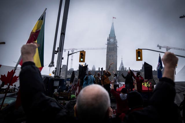 CANADÁ-PROTESTAS-EEUU