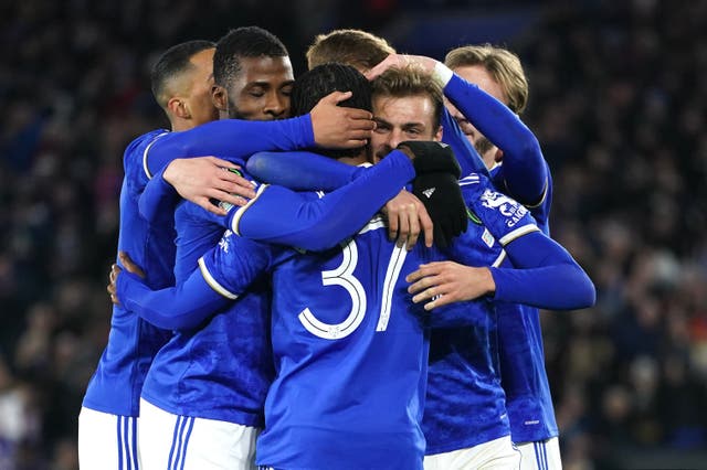 Leicester were comfortable winners over Randers (Mike Egerton/PA)