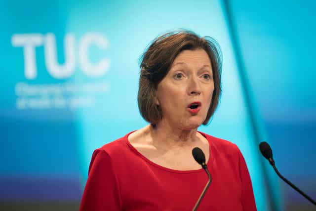 TUC general secretary Frances O’Grady has joined the FSB in calling for Government action on sick pay (Stefan Rousseau/PA)