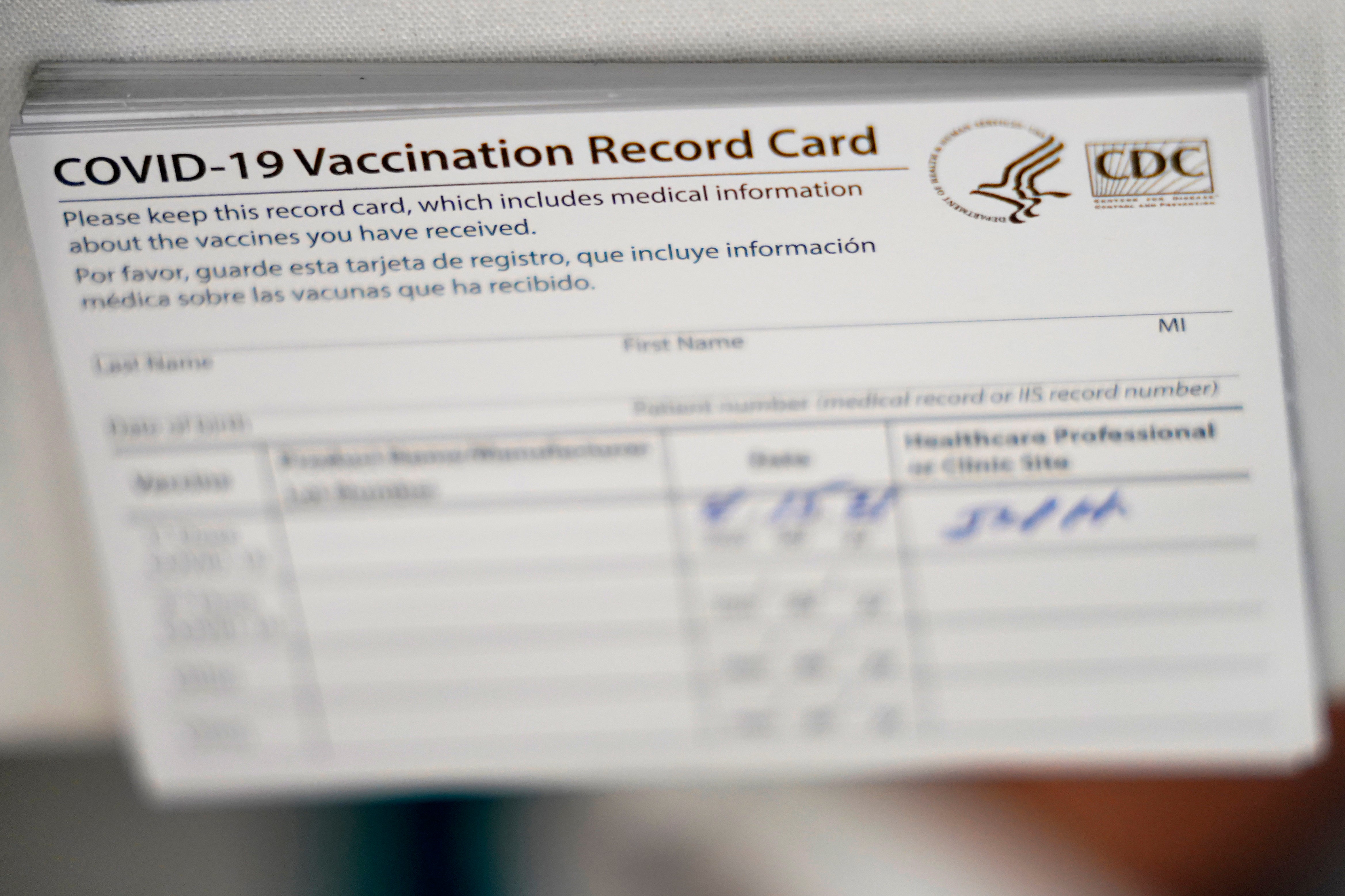 Virus Outbreak-Fake Vaccination Cards