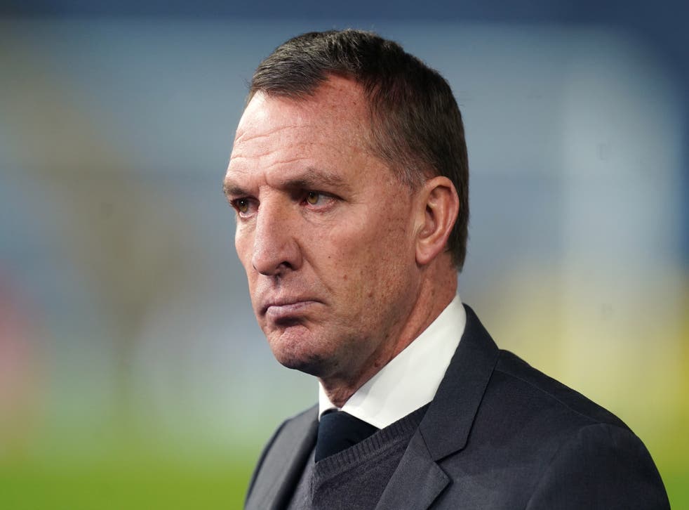 Brendan Rodgers hailed a professional performance from Leicester (Mike Egerton/PA)