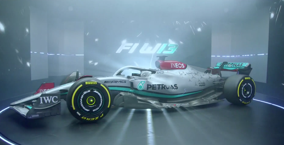 Mercedes unveil new car for 2022 season