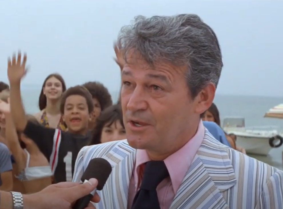 <p>The mayor of Amity, Larry Vaughn, in the film ‘Jaws’</p>