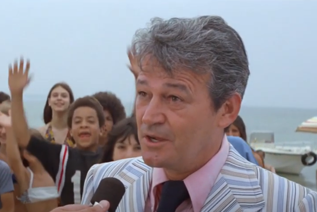 <p>The mayor of Amity, Larry Vaughn, in the film ‘Jaws’</p>