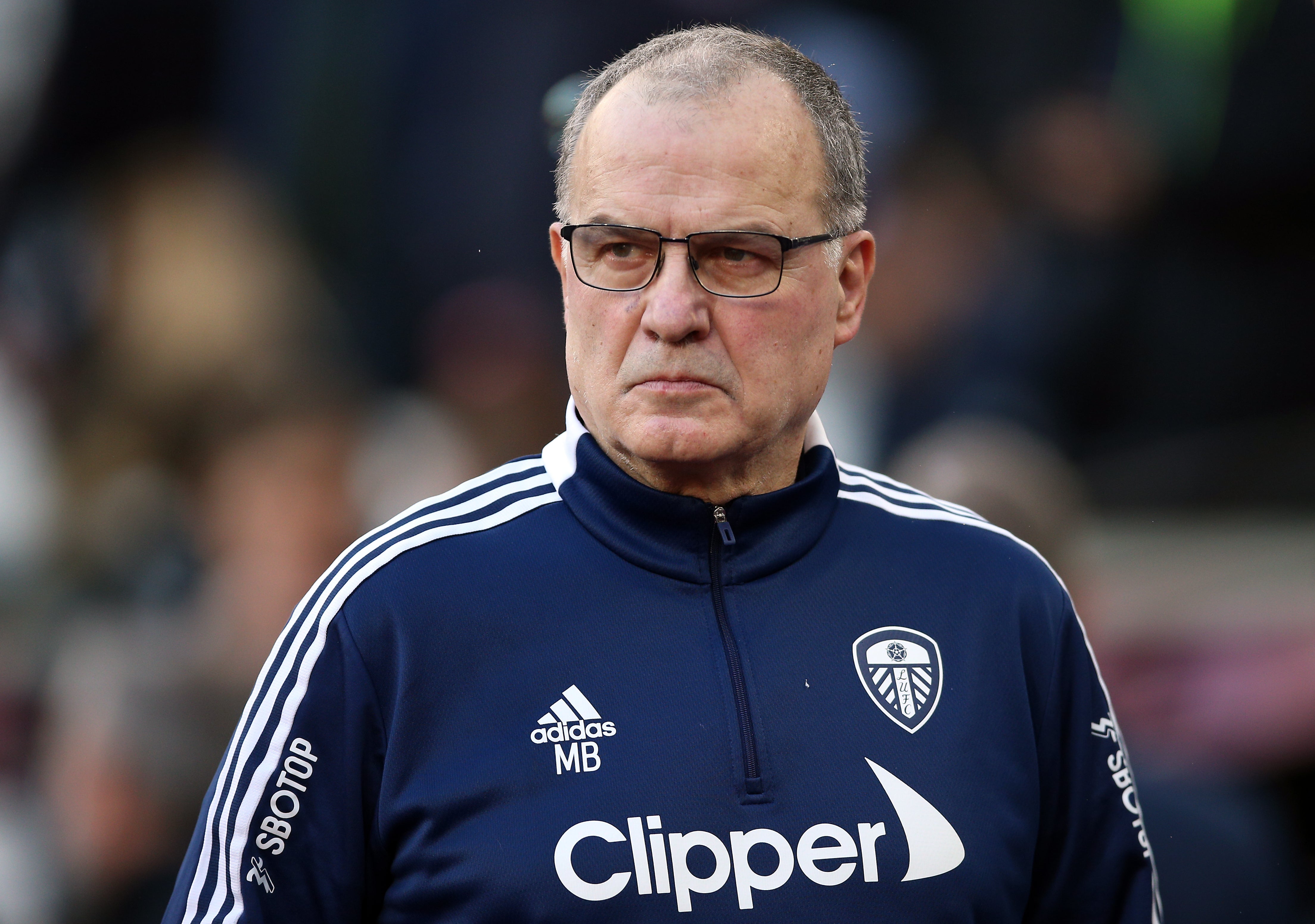 Marcelo Bielsa’s latest one-year contract at Leeds expires in June (Nigel French/PA)