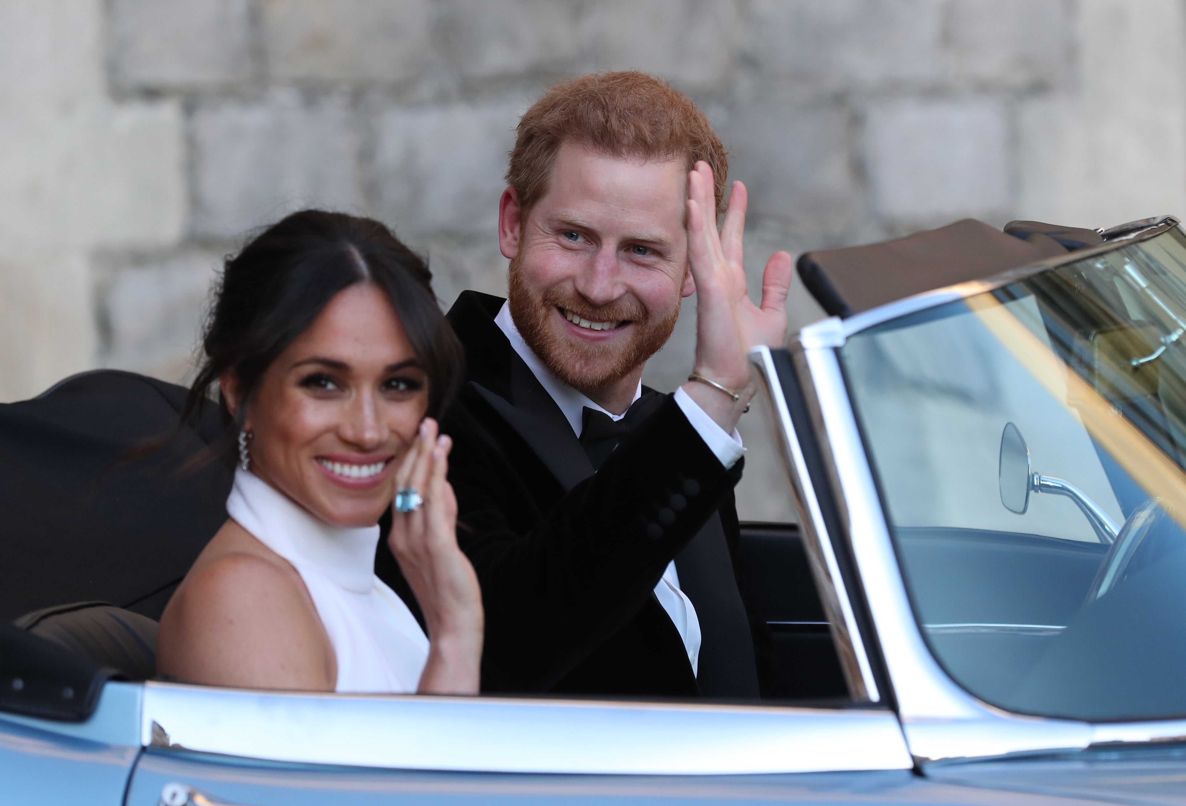 The court heard that Harry, pictured with wife Meghan, wants to return for a visit