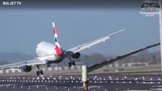 Storm Eunice: BA jet rocked by wind during Heathrow landing