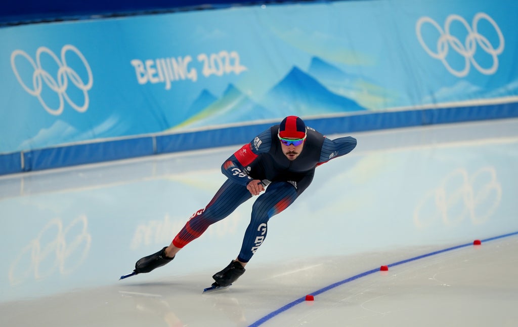 Great Britain’s Cornelius Kersten just misses out on medal in speed skating