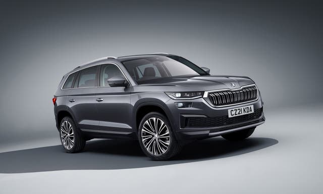 <p>The Kodiaq has heavily creased flanks but retains its fairly boxy, utilitarian character</p>