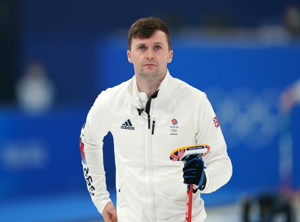 <p>Bruce Mouat’s men’s curling team faced Sweden in the Olympic final (Andrew Milligan/PA)</p>