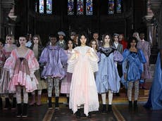 London Fashion Week: Designers champion sensuality and Hollywood glamour in the eye of the storm