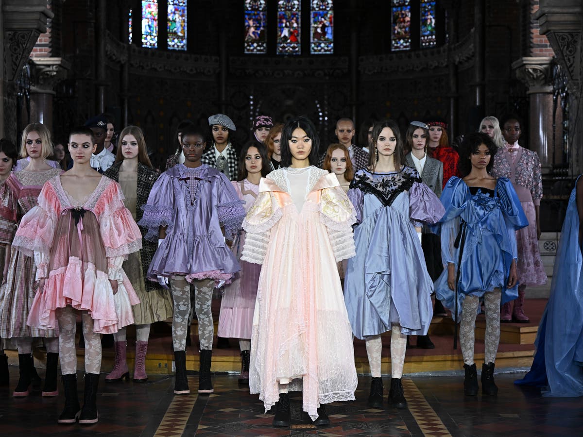 London Fashion Week: Designers champion sensuality and Hollywood glamour in the eye of the storm London Fashion Week: Designers champion sensuality and Hollywood glamour in the eye of the storm