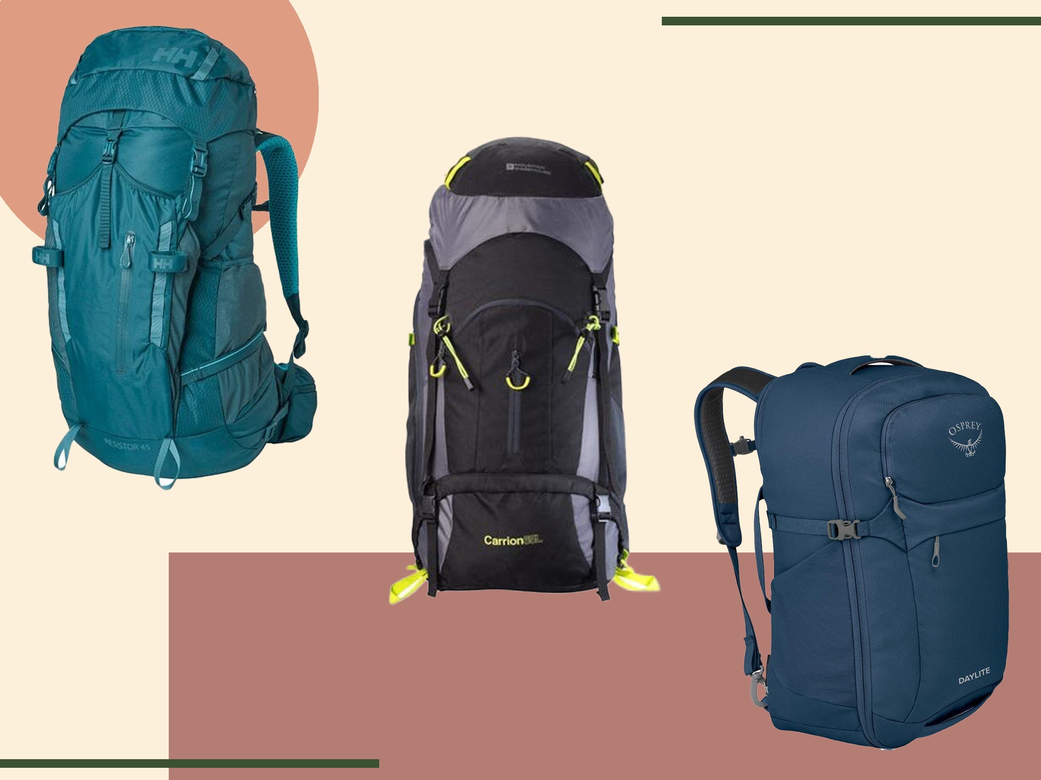 Men’s Backpack Rucksack Bag Sports Gym Work Travel School Hiking Cabin Bag Case