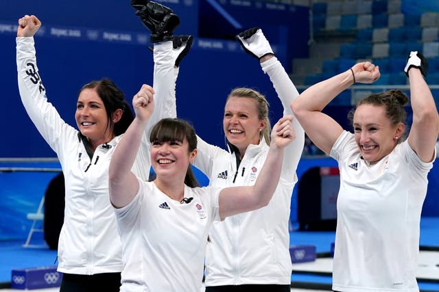 <p>Great Britain are into the women’s curling final</p>
