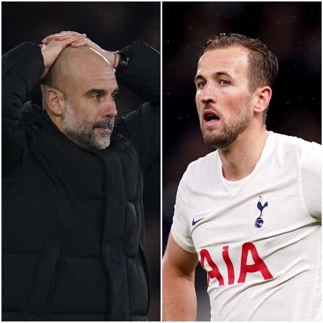 Pep Guardiola missed out on signing Harry Kane in the summer (Andrew Matthews/John Walton/PA)
