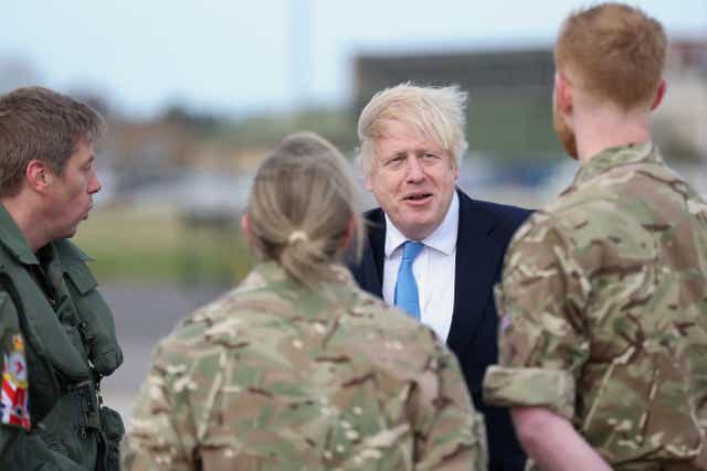 Prime Minister Boris Johnson will discuss the tensions between Russia and Ukraine during his visit to Munich (Carl Recine/PA)