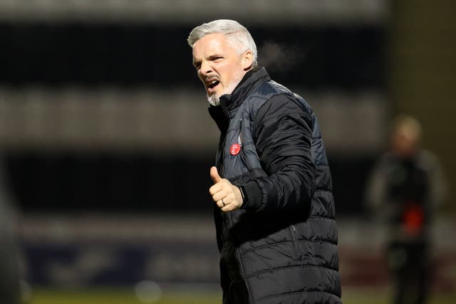 Former St Mirren manager Jim Goodwin has taken charge at Aberdeen (Andrew Milligan/PA)