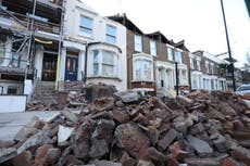 Storm Eunice: Thousands remain without power as blizzard strikes northern England and more gales forecast