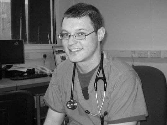 Dr Bradley James died in a car crash on 6 February