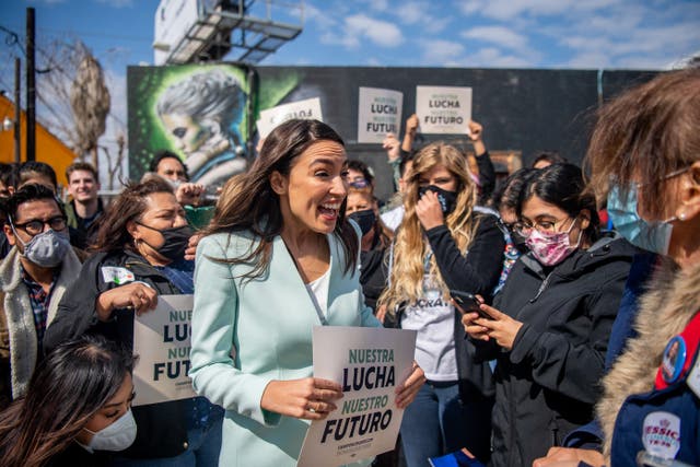 <p>US Rep Alexandria Ocasio-Cortez </p>