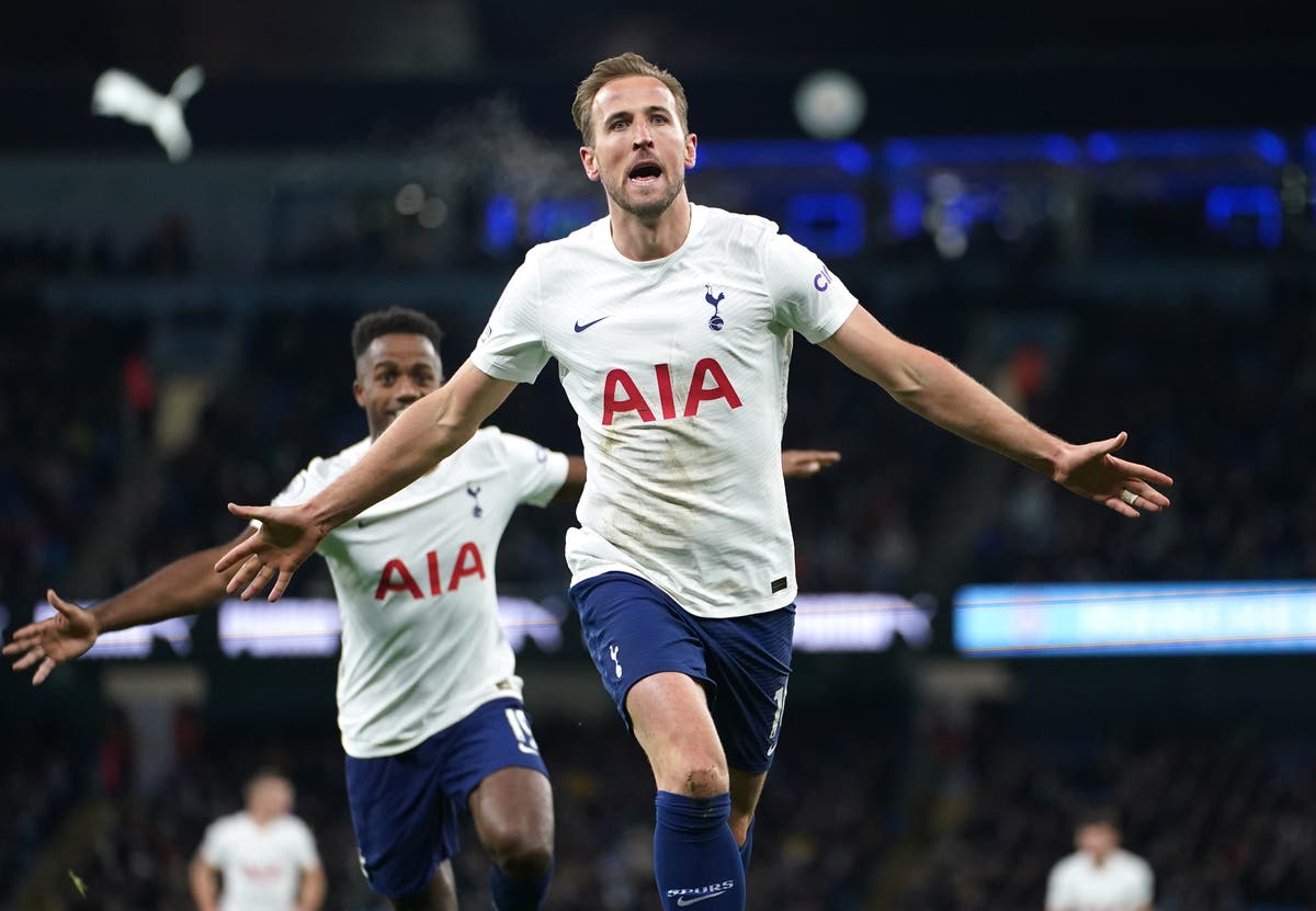 Harry Kane brace helps Spurs stun Man City as Liverpool close gap on leaders Harry Kane brace helps Spurs stun Man City as Liverpool close gap on leaders