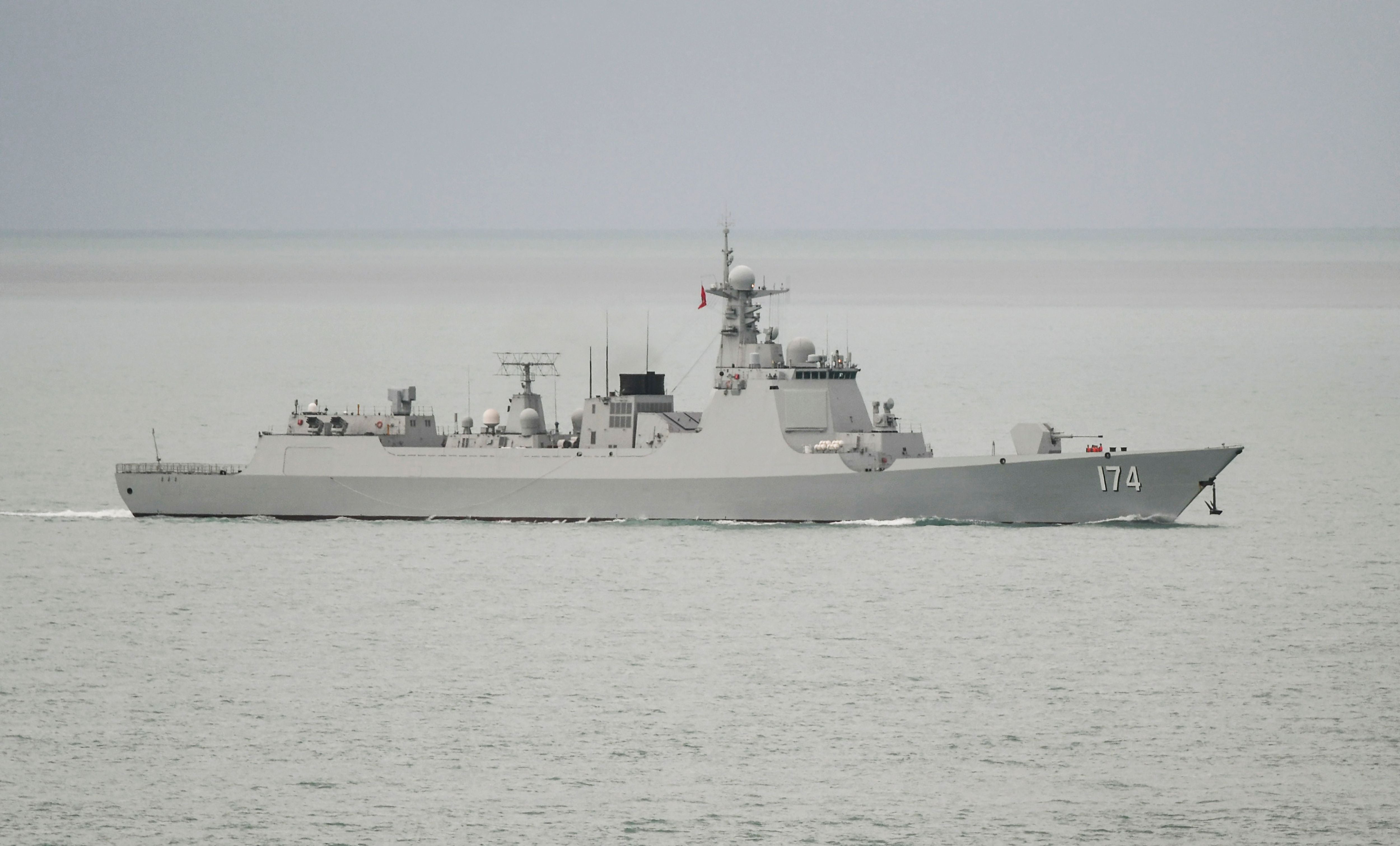 Chinese PLA-N Luyang-class guided missile destroyer after Australian forces confirmed that on 17 February 2022, a royal Australian air force (RAAF) P-8A Poseidon detected a laser illuminating the aircraft from a People’s Liberation army navy (PLA-N) vessel
