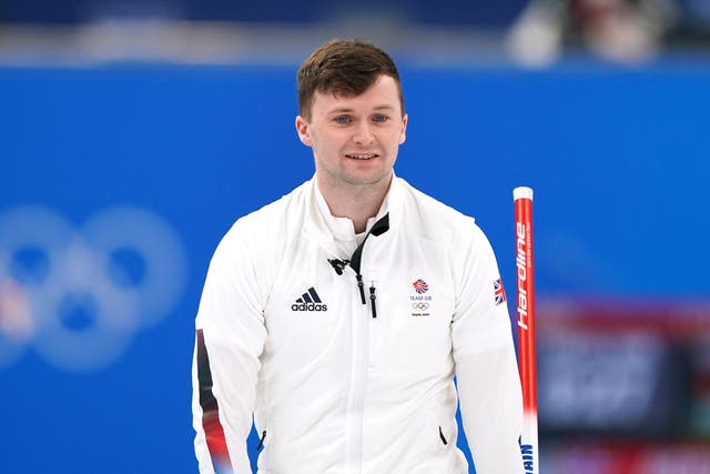 Men’s curling silver medallist Bruce Mouat will be Great Britain’s flagbearer in the Beijing Winter Olympics closing ceremony (Andrew Milligan/PA Images).