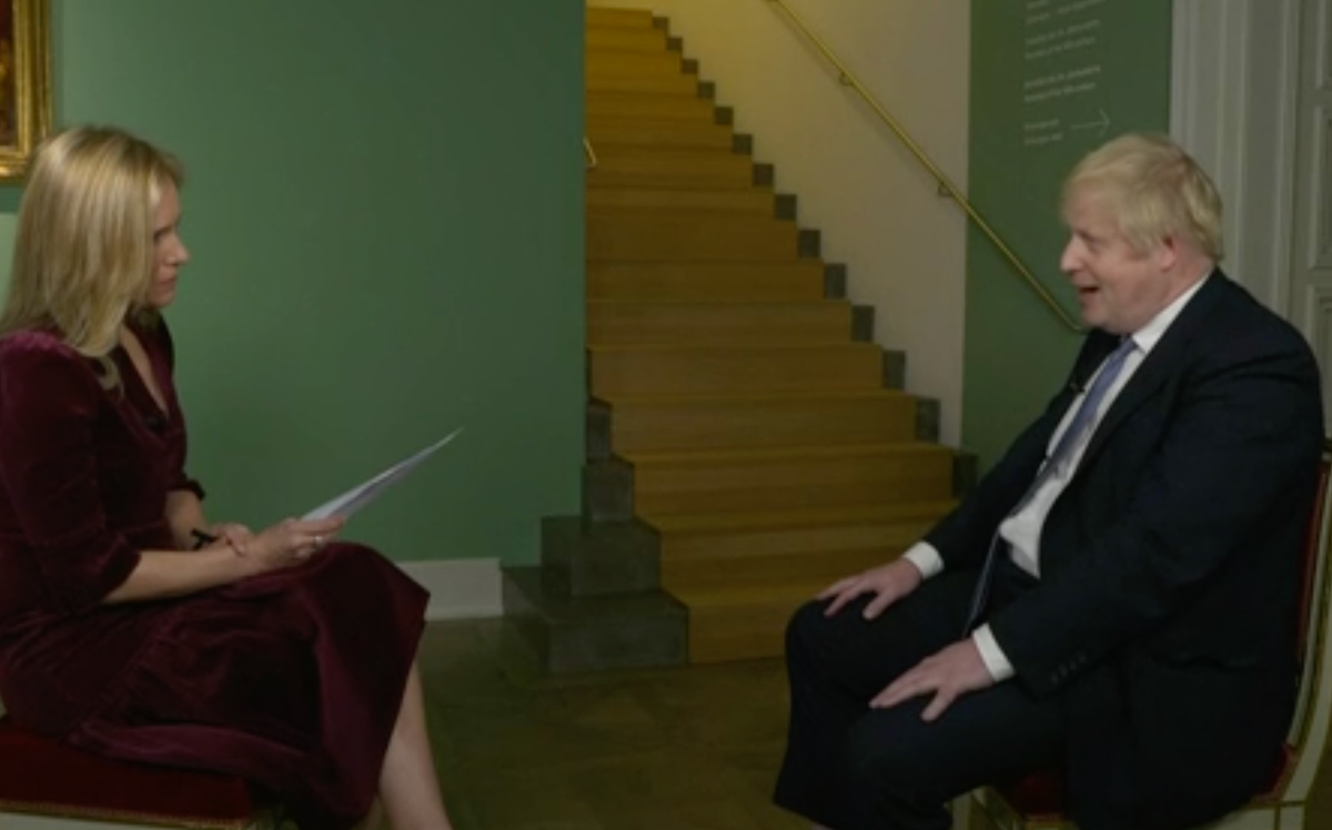 Boris Johnson refuses 17 times to answer questions about Downing Street lockdown parties