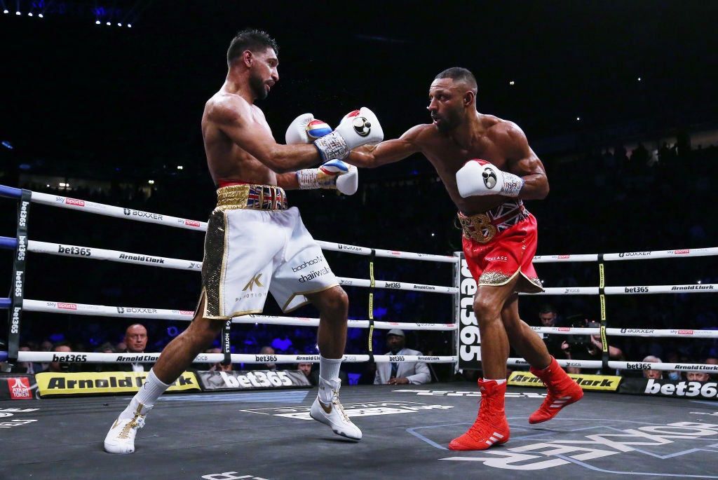 In his final fight, Khan was stopped by longtime rival Brook in February 2022