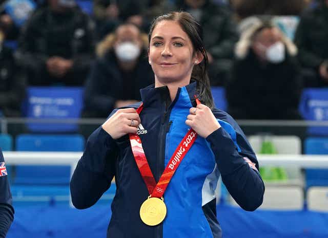 <p>Eve Muirhead won Olympic gold in Beijing </p>