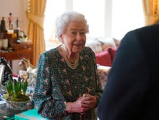 Will the Queen continue working after testing positive for Covid?