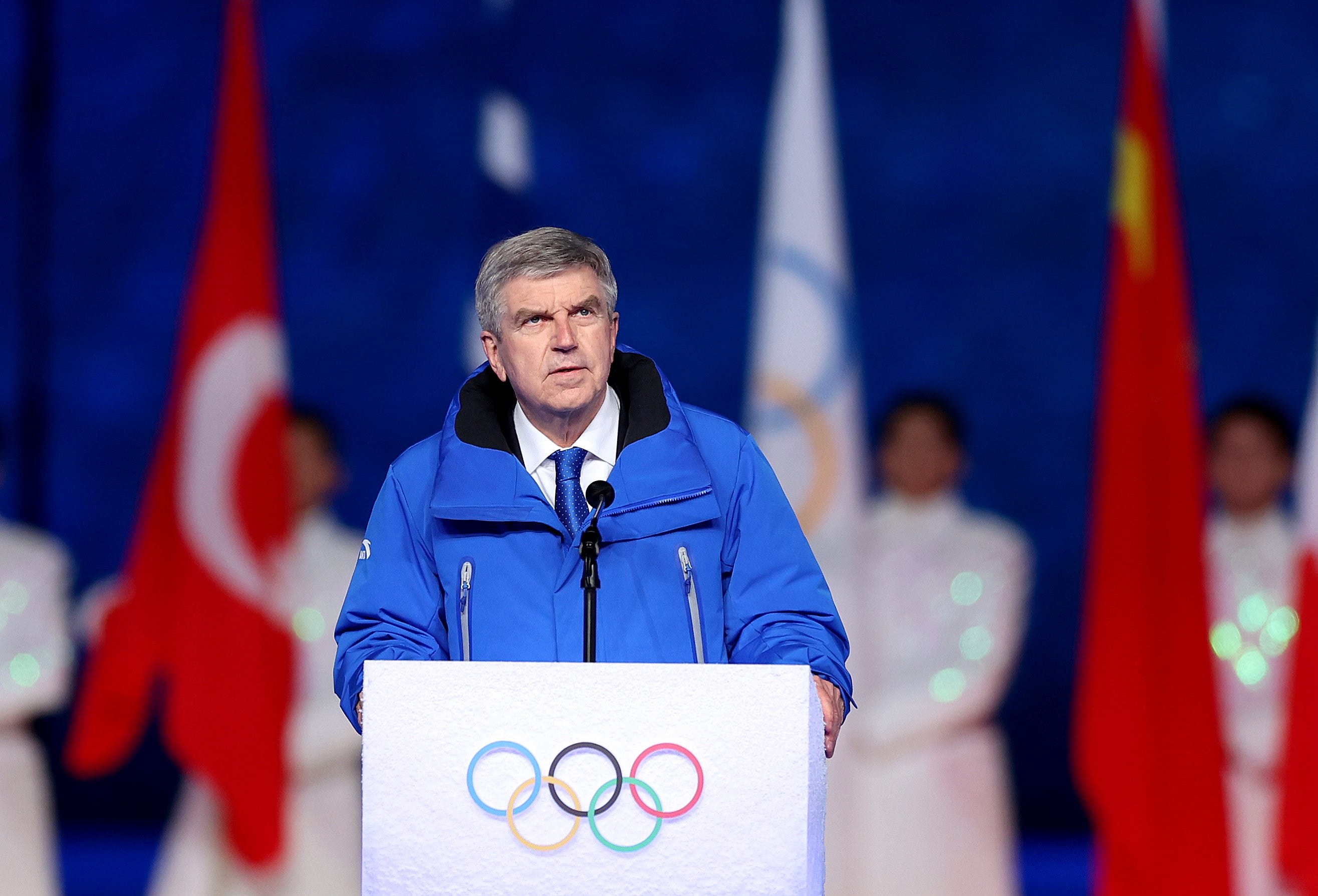Thomas Bach has been criticised for not speaking out on human rights abuses