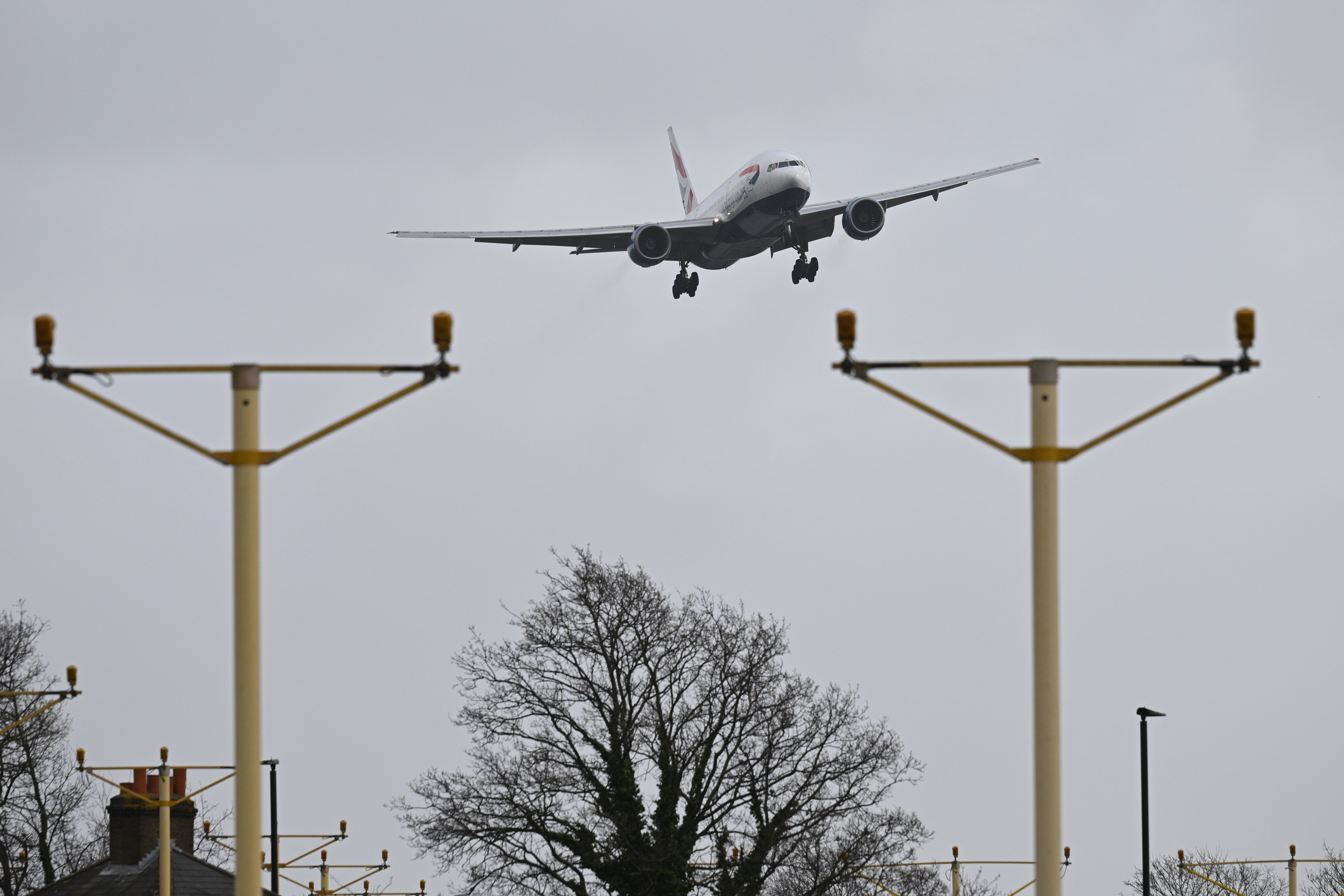 The passenger plane on its way to Manchester Airport struggled with high winds on approach before being diverted to Glasgow