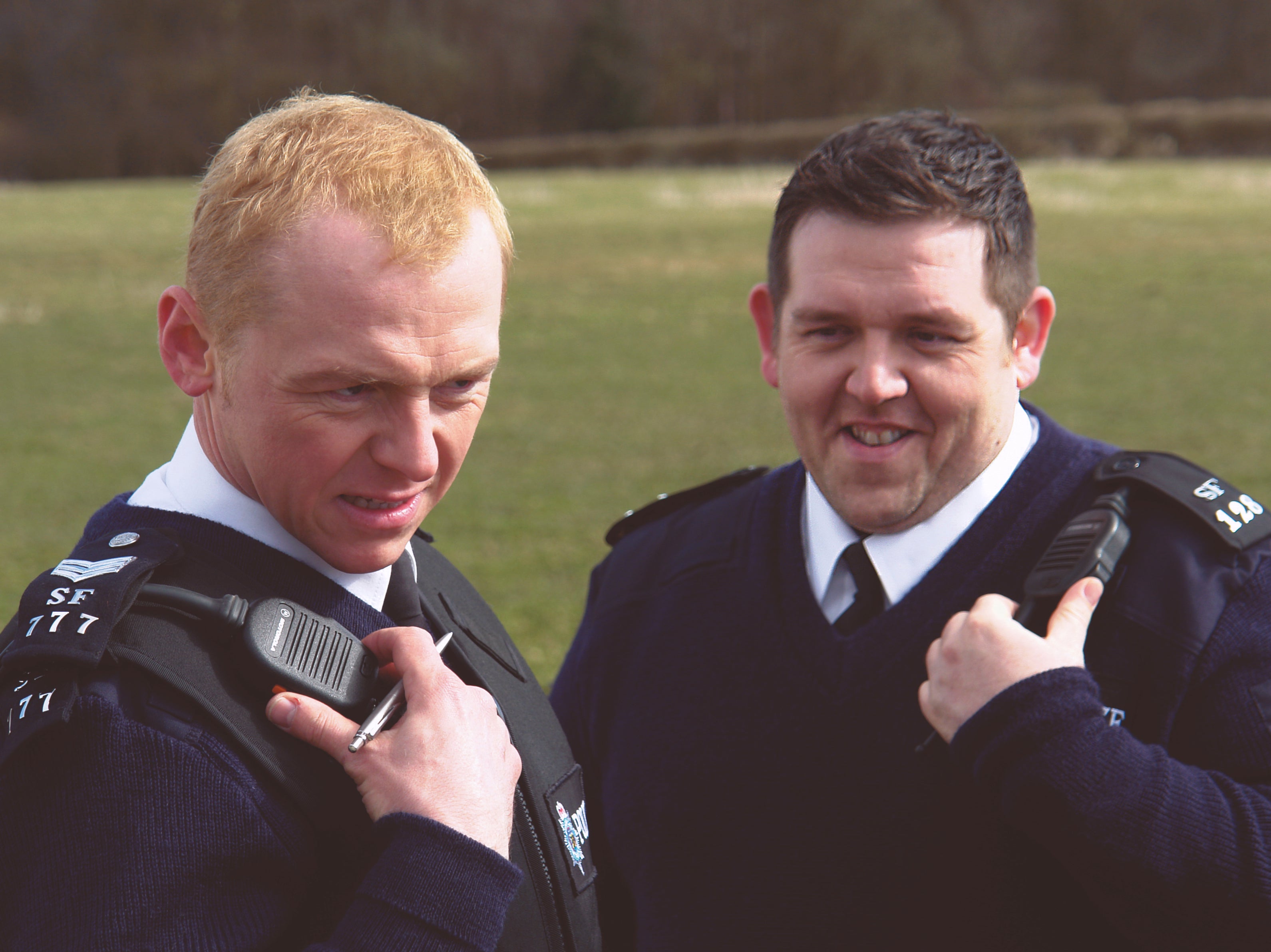Simon Pegg and Nick Frost in ‘Hot Fuzz' (2007)
