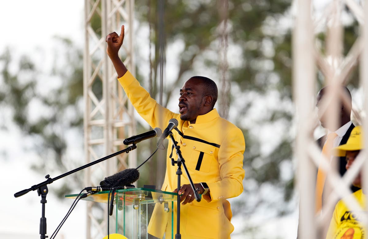 Thousands hail Zimbabwe opposition leader at new party rally