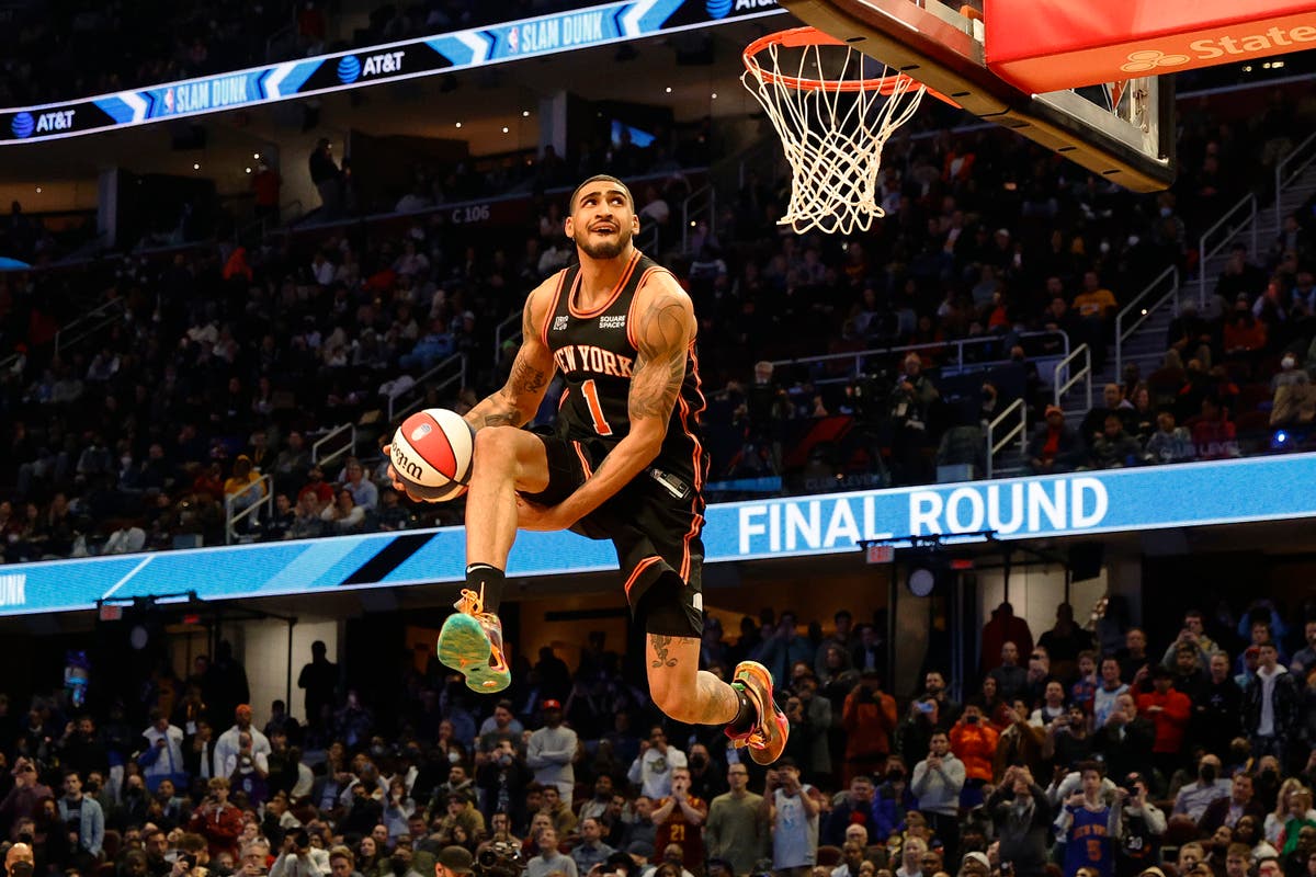 Obi Toppin rises high and wins the NBA Slam Dunk, but the competition
