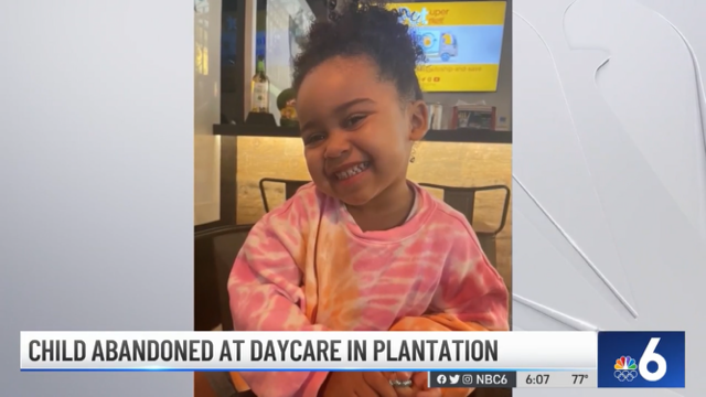 Toddler left locked inside Florida daycare after staff overlooked her and went home