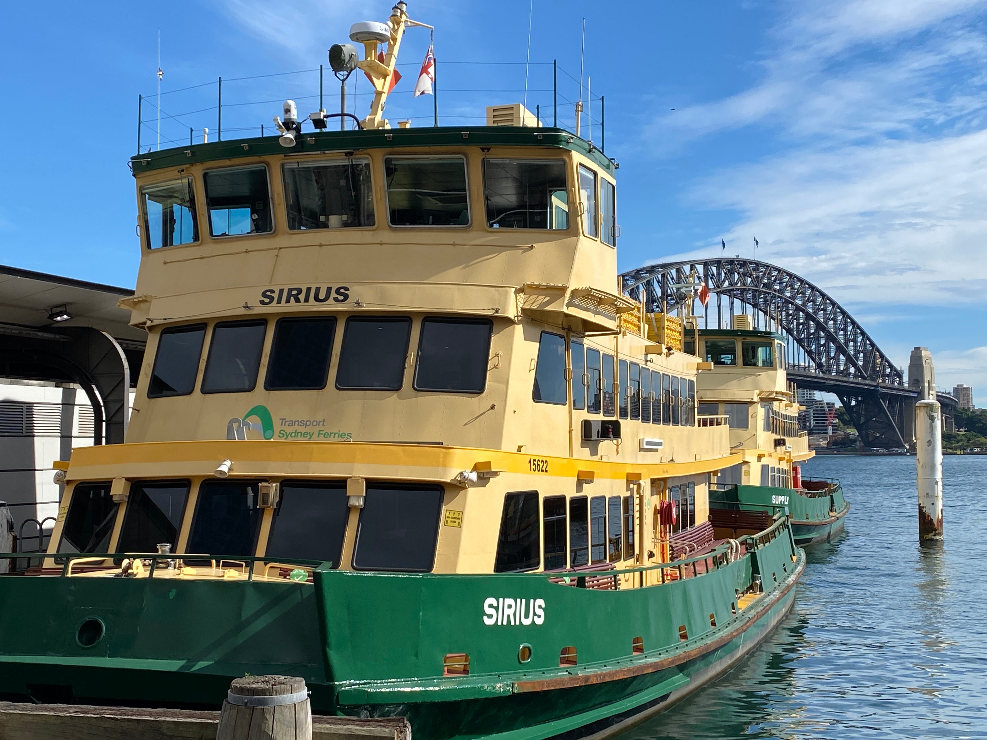 All aboard: the view from the City Extra café on Circular Quay in Sydney