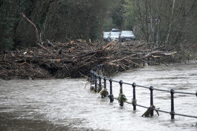 <p>Storm Franklin has prompted flood warnings across the UK </p>