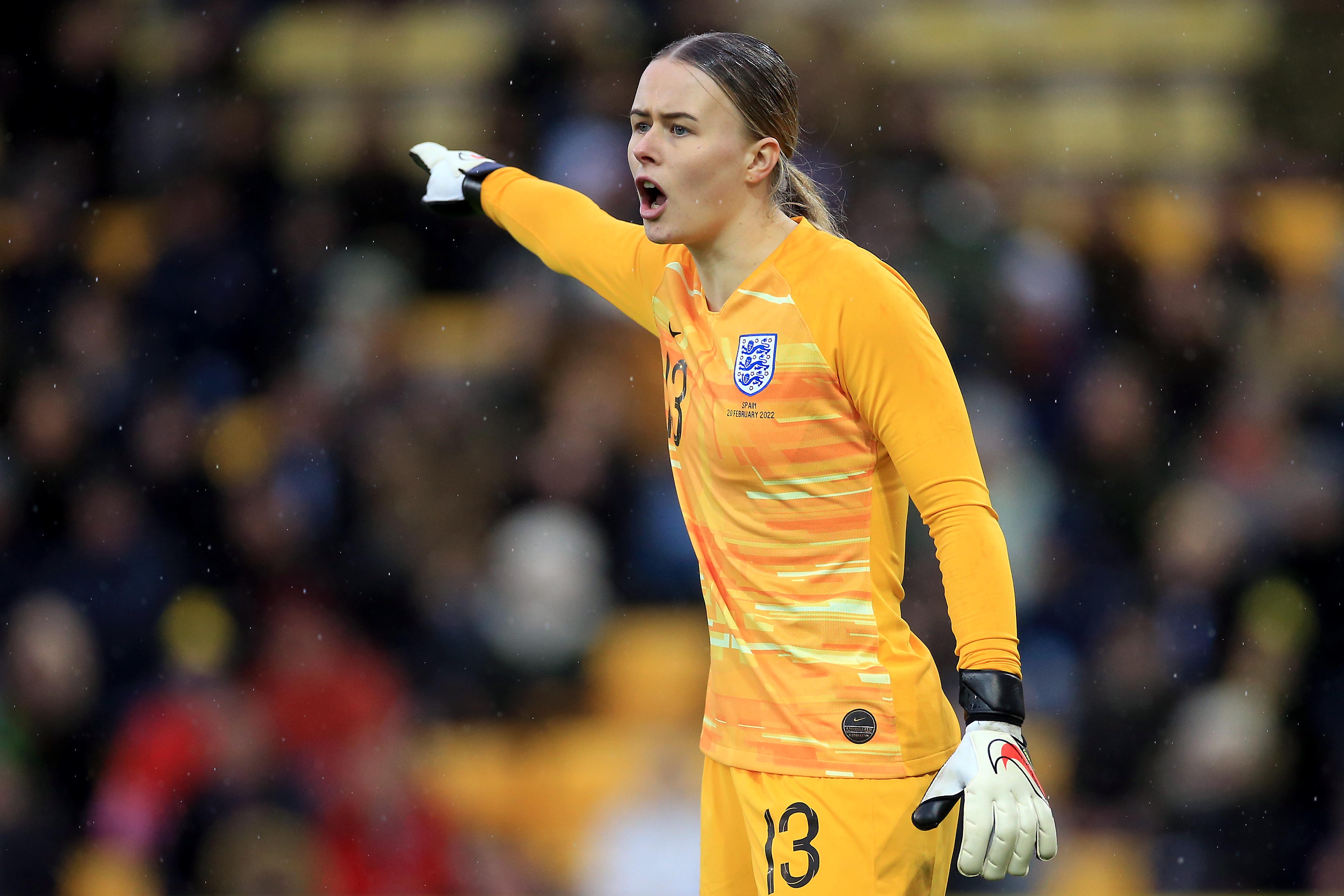 Hannah Hampton kept a clean sheet against Spain on her England debut