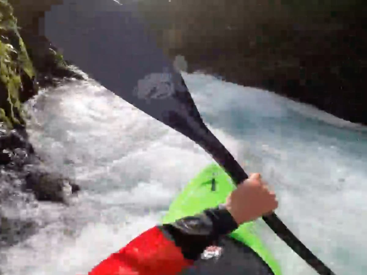 Kayaker posts chilling video of himself drowning and being resuscitated