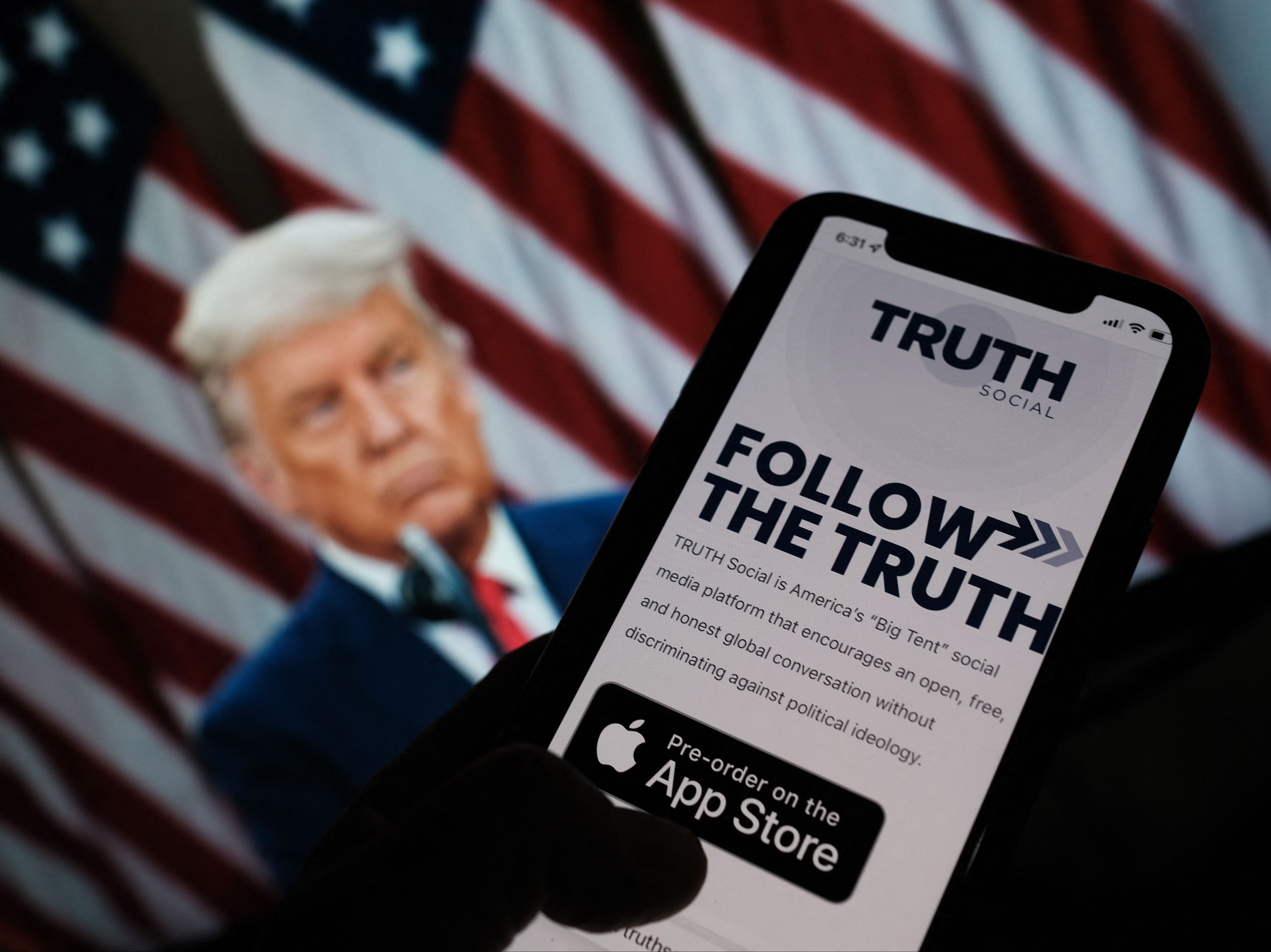 Truth Social hits the Apple app store