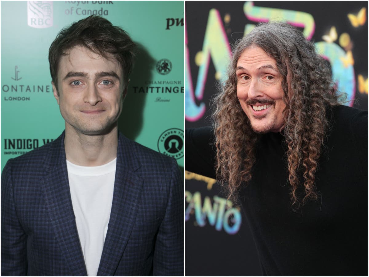 First picture emerges of moustache-sporting Daniel Radcliffe as ‘Weird Al’ Yankovic