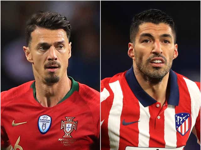 Lille’s Portugal international Jose Fonte and Atletico Madrid’s Luis Suarez are in Champions League action this week