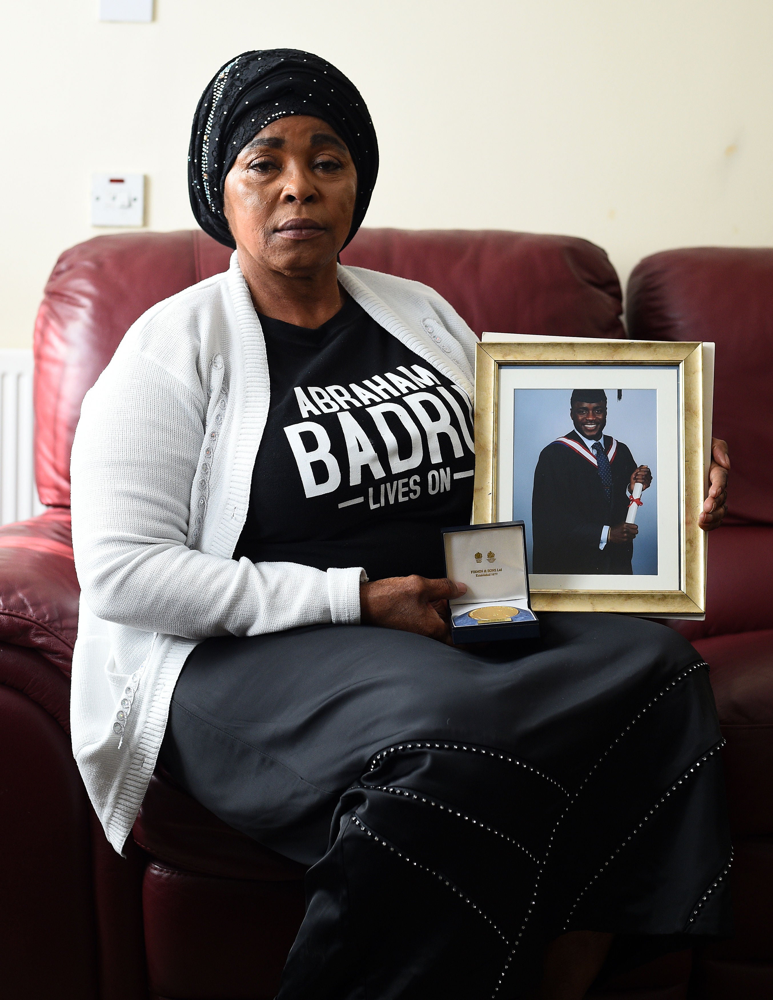 His mother Ronke Ali Badru is still fighting for justice